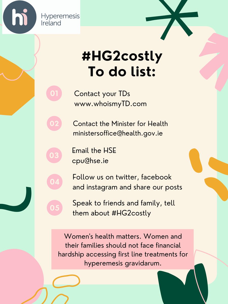 We were supposed to be on <a href="/louisemcsharry/">Louise McSharry</a> this morning but sadly that's not happening anymore. Our campaign #HG2costly calls for 1st line meds for hyperemesis to be covered by the Drugs Payment Scheme and medical card. Here's why it matters. Please RT.