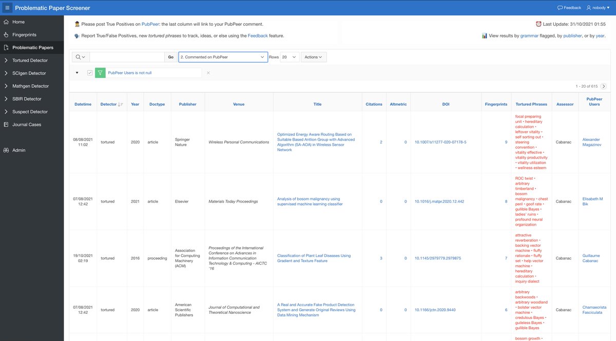 Screenshot of the PPS website.