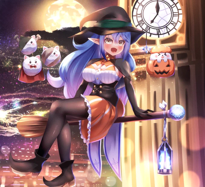 魔女っ子ラミィちゃん(と愉快な仲間たち)
#LamyArt 