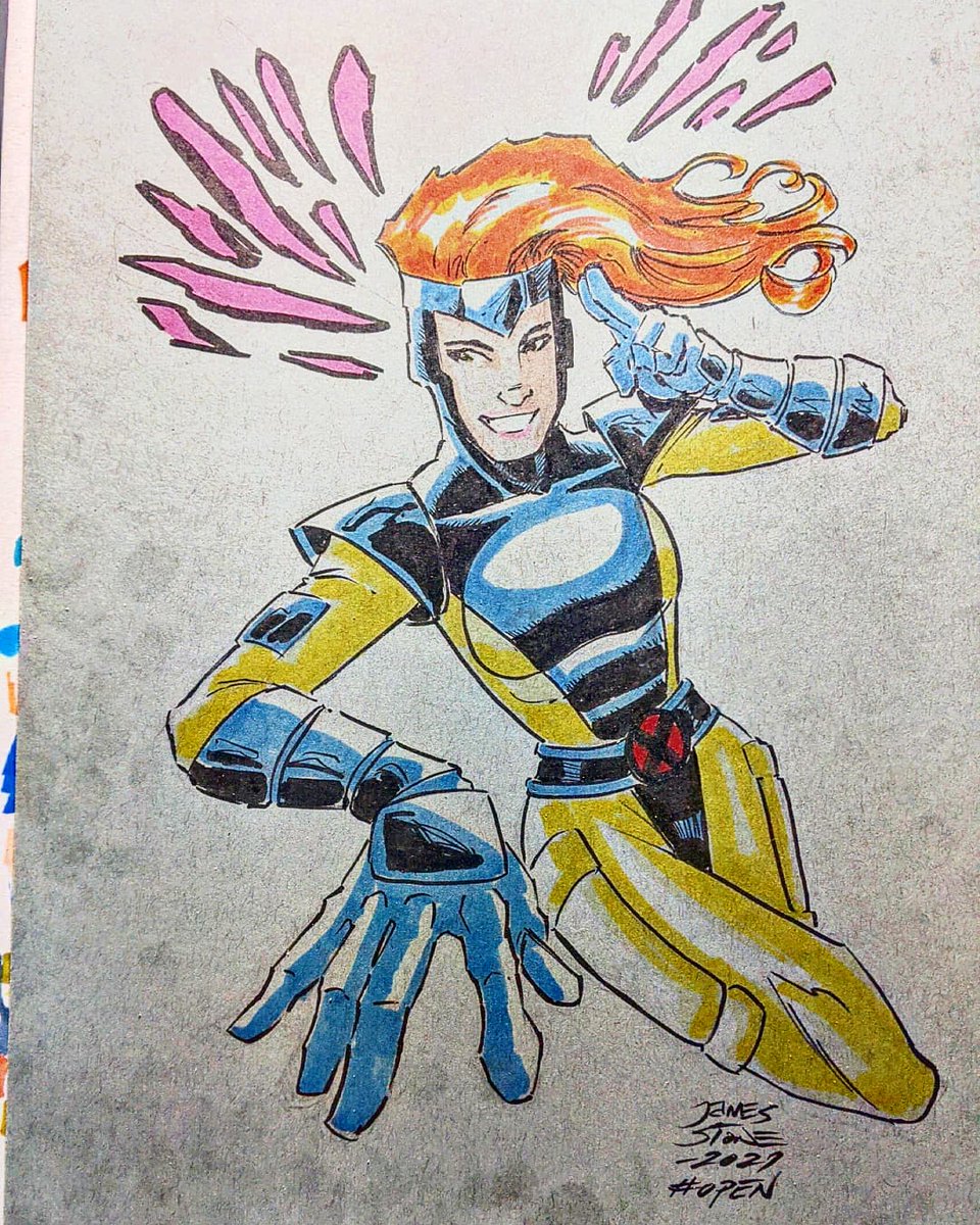 JamesLeeStone's tweet image. #INKTOBER 
Another day of trying to catch up.
Day 22 @inktober #fopen #JackKirby @therealstanlee #xmen #1 inspired by #meshellwaffleo #cosplay 😁 #marvel #PenSketch #MarkerSketch #OriginalArt #FORSALE #TalesToAstonish13  #openyourmind #OpenForCommissions #inktober2020