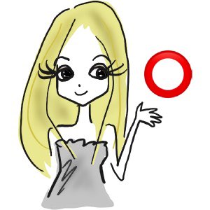 ファッションイラストレーターおのちあき 丸印 バツ印を表す無料イラスト素材です T Co Hneoatodcz 正解 とか アウト セーフ みたいなことを表現するのにどうかな 無料イラスト 無料素材 フリー イラスト フリー素材 T Co