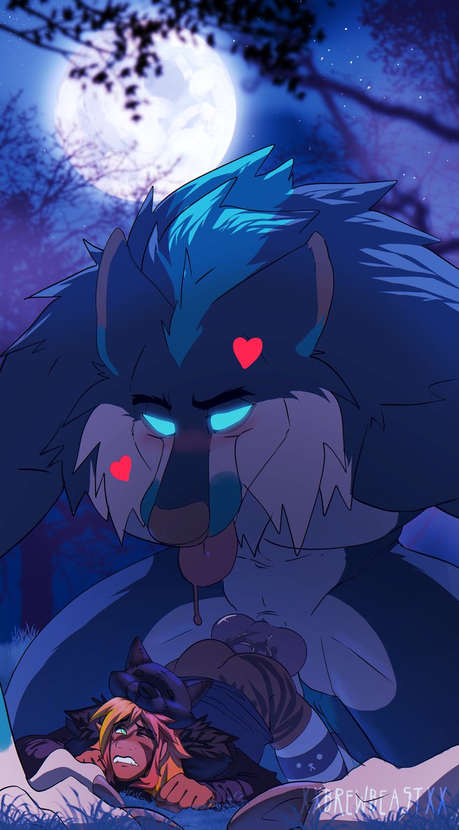 xXBrewBEASTXx's tweet photo. Ohh hooo I’m all alone in this dark forest walking home from a costume party 

I sure hope a sexywerewolfdoesntcomeoutofnowhereandrailsme what ever will I dooo 

Ft. @TheMabelSyrup https://t.co/I8OB84rYoa