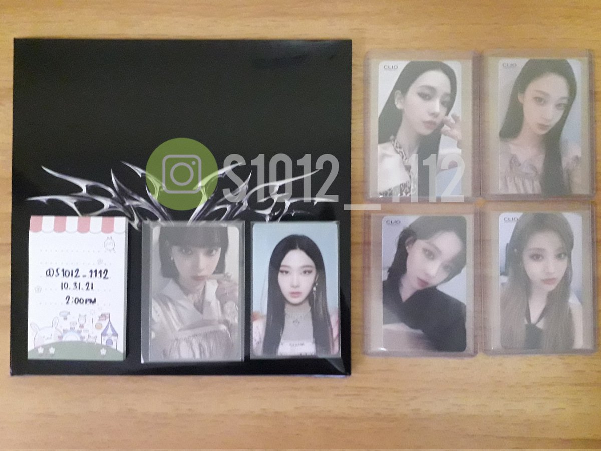 S1012_1112's tweet photo. WTS LFB PH
Aespa

Only sold as a set
3k / 2.9k PAYO
Tags: karina giselle winter ningning wts lfb ph wintears clio photocard pc https://t.co/euJOWHOhFd