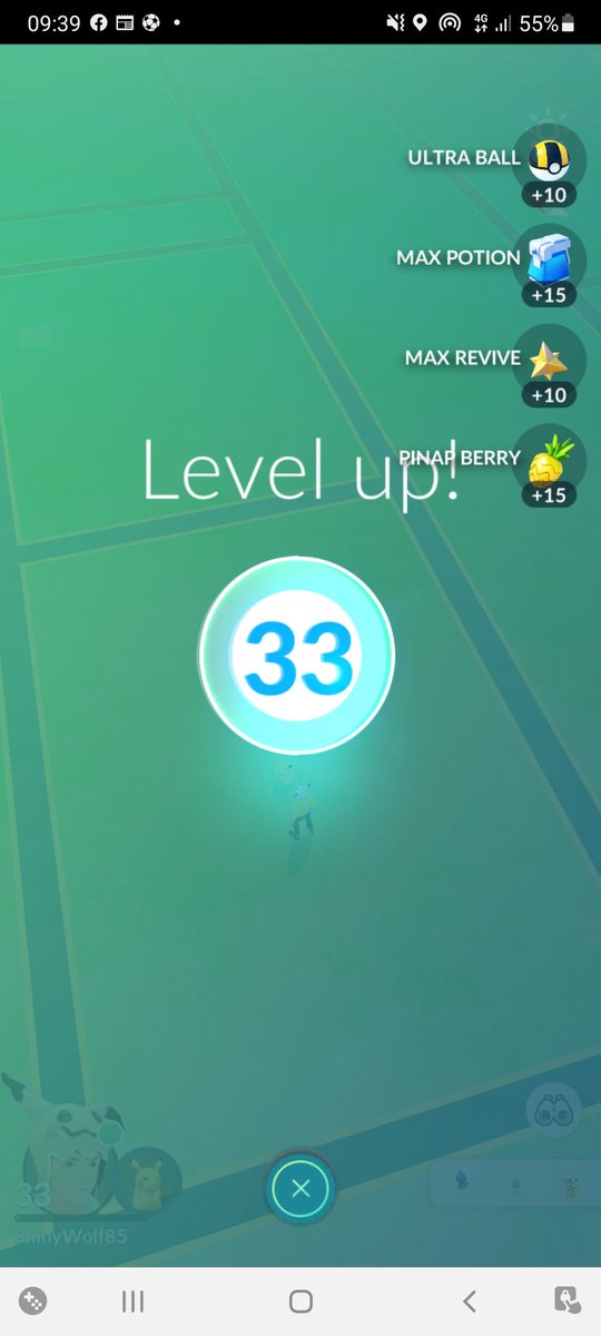 Been playing a month exactly today... leveled up #33 <a href="/pokemongo/">科吉犬</a>