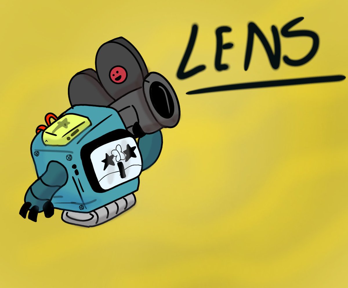 colonbrace's tweet photo. when was the last time i posted a concept brawler?

here we go with LENS the neglectful  camera bot that always ruin the film by getting distracted easily

#brawlstars #brawlart #conceptbrawler https://t.co/f3azIzRRk4