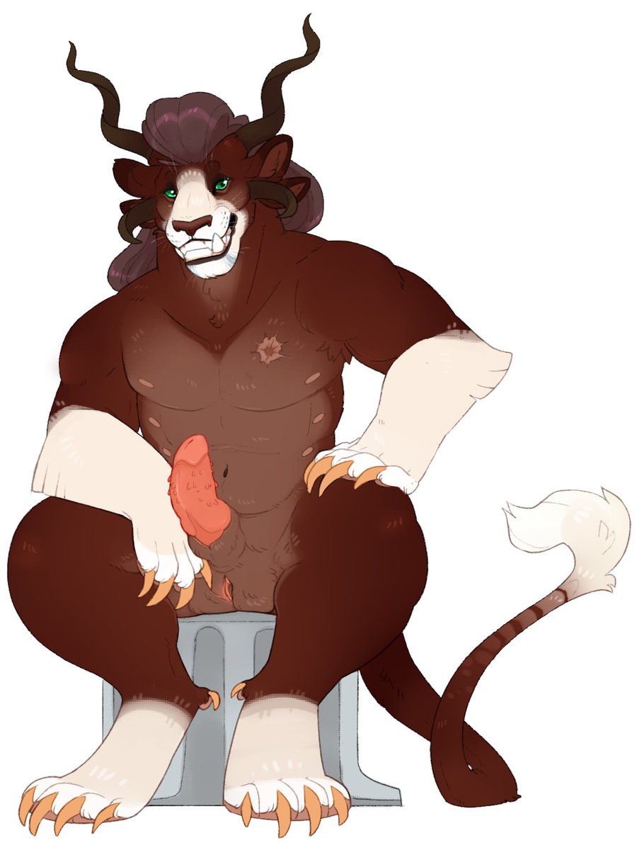 PerpetualNapper's tweet photo. A wonderful commission of my Charr Holosmith, Valnaak Geartooth, by Balustriad on FA! Valnaak's an Iron Legion Centurion who's happy to take a seat and relax every now and then. Sometimes that relaxing gets a little more heated than usual!😊 https://t.co/5v3kBAcEtk