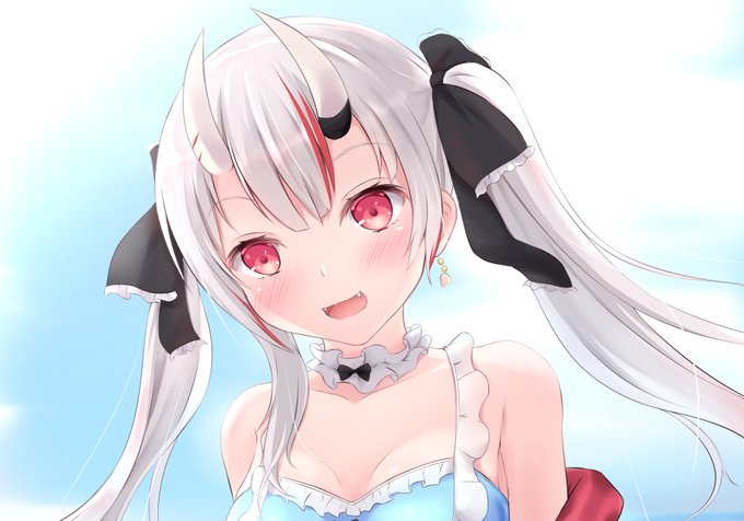 水着お嬢トリミング版
全体版につなげとくのでぜひ見てね
 #百鬼絵巻 