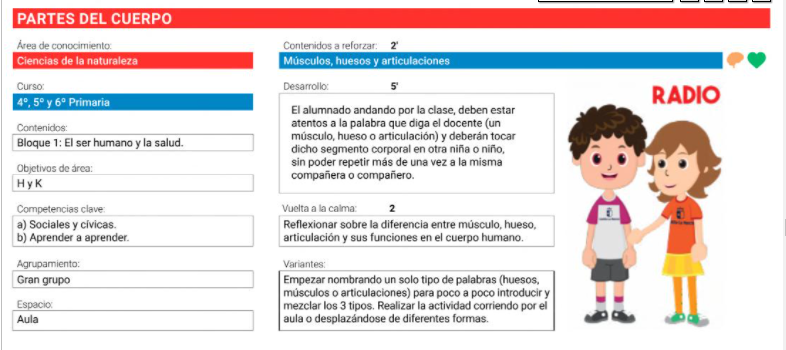 MartaVillier's tweet photo. Aplicar descansos activos en el aula mientras aprenden contenido curricular es una buena idea para aumentar la salud física y cognitiva de l@s alumn@s. Si te interesa el tema hay una guía completa para docentes en el enlace: https://t.co/FzfV0JoqTk
#22121_uib https://t.co/snWnGHlrsV
