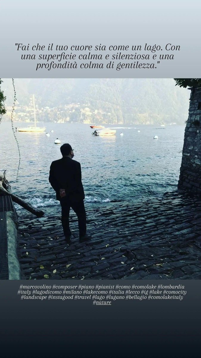 Marco2385sa's tweet photo. "Fai che il tuo cuore sia come un lago. Con una superficie calma e silenziosa e una profondità colma di gentilezza."
#como #comolake #lombardia #italy #lagodicomo #milano #lakecomo #italia #lecco #lake #comocity #landscape #travel #lago #lugano #bellagio #comolakeitaly #nature https://t.co/RN41mNC7rs