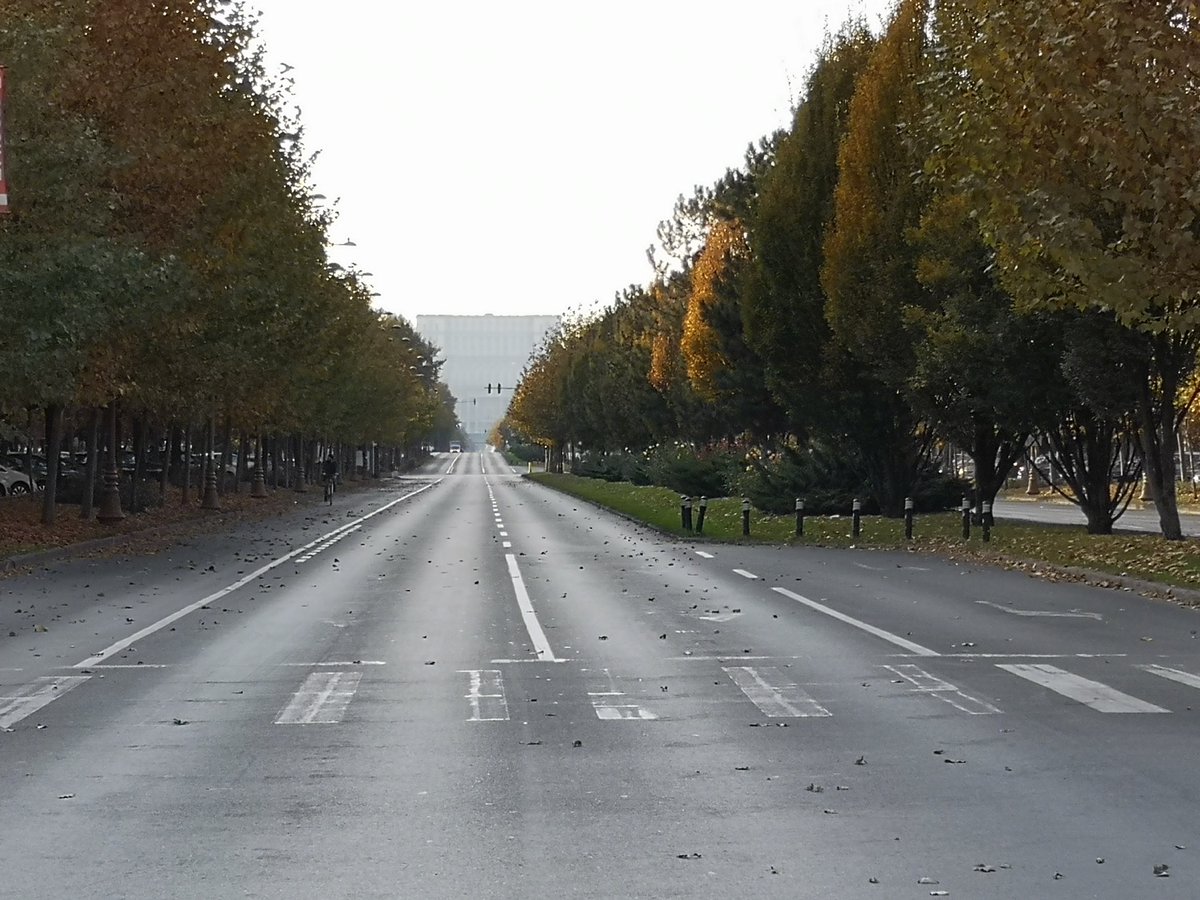 913_Crys's tweet photo. So quiet and no cars bc of the trafic restrictions, no people in the middle of the city. #RunInBucharest marathon.
Autumn is beautiful 🧡🍂🍁
#HappyHalloween2021 https://t.co/6Qr0Bq6SUb