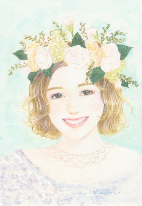 水彩色鉛筆のtwitterイラスト作品