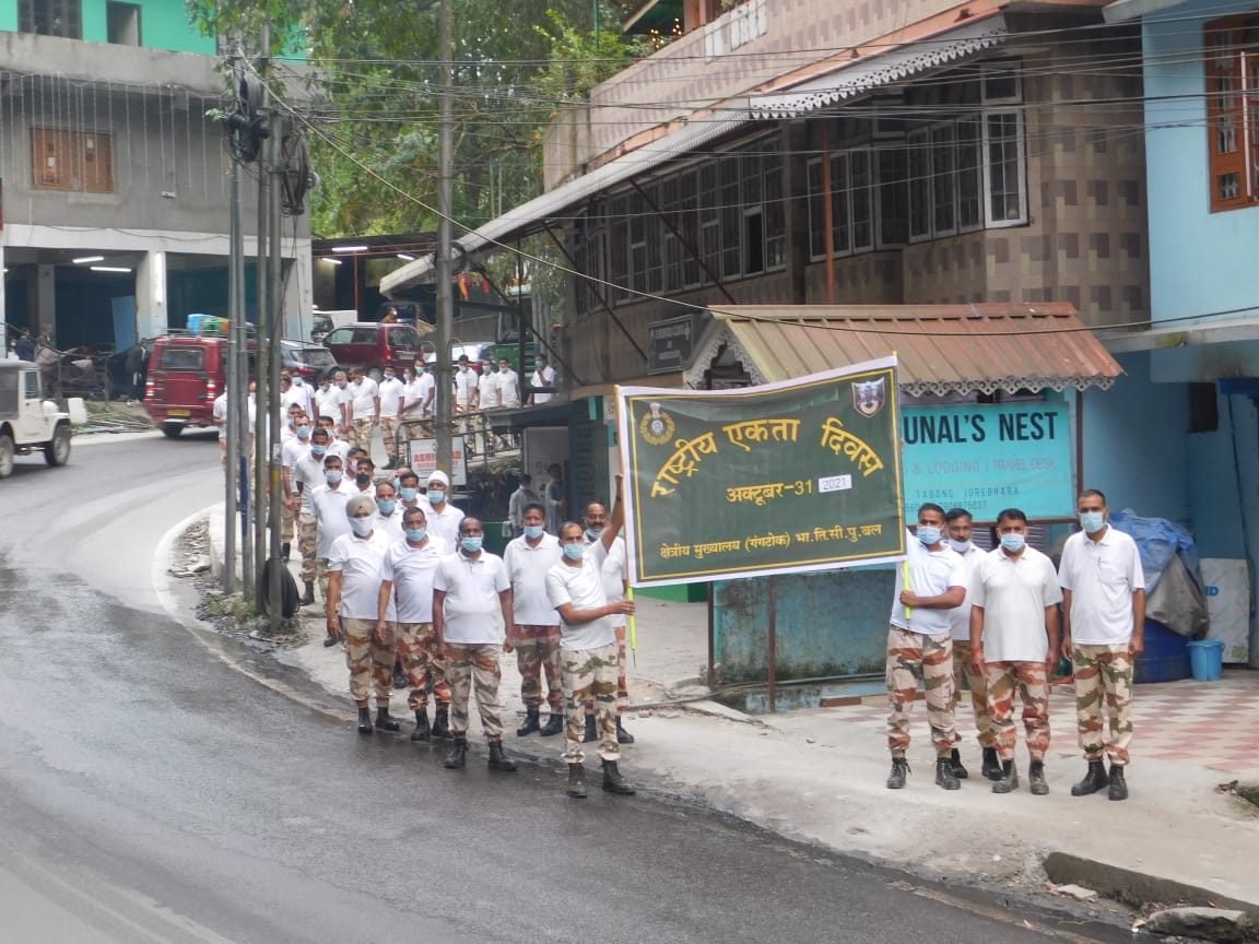 ITBP_official's tweet image. #NationalUnityDay2021 observed by SHQ ITBP Gangtok, Sikkim
#RashtriyaEktaDivas