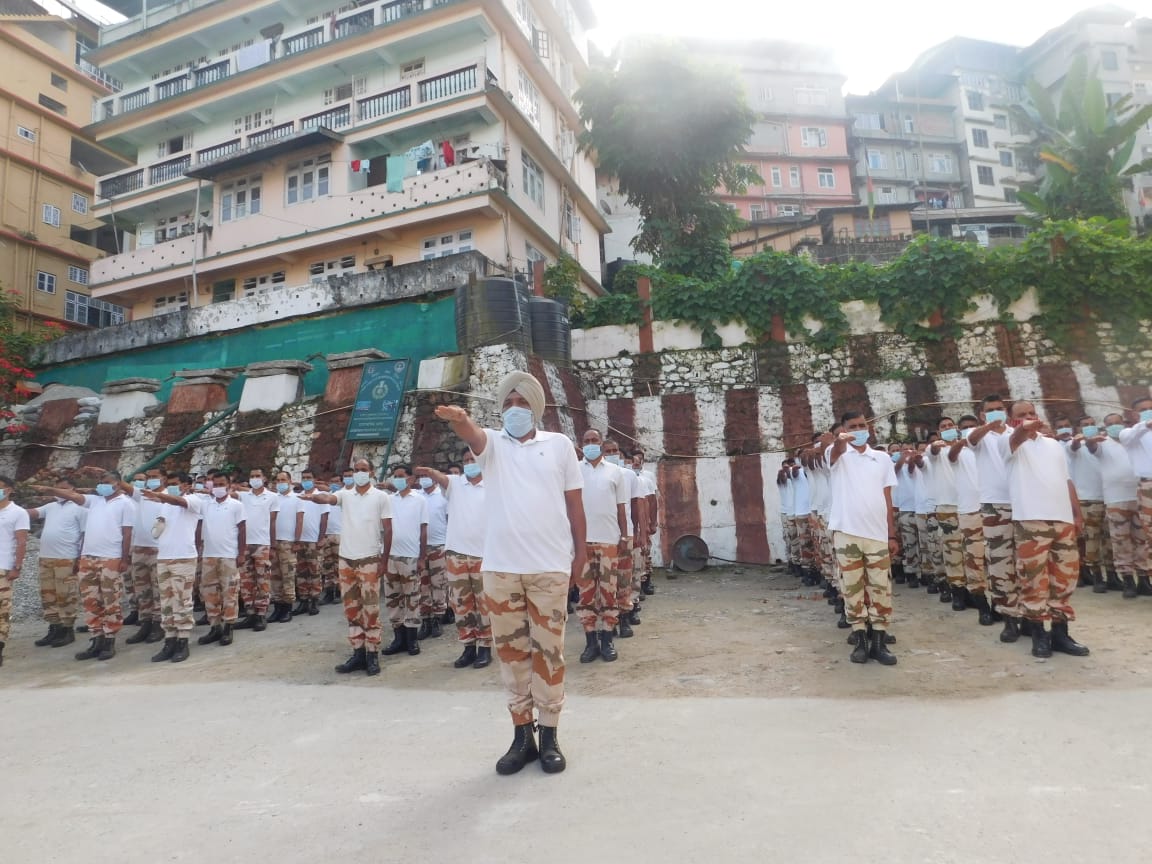 ITBP_official's tweet image. #NationalUnityDay2021 observed by SHQ ITBP Gangtok, Sikkim
#RashtriyaEktaDivas
