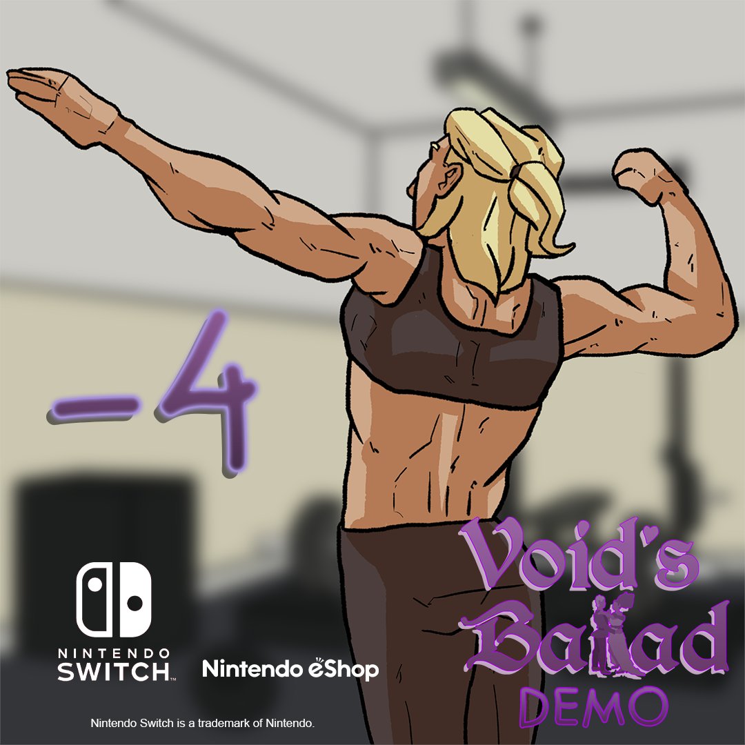 fedegsgames's tweet photo. #VoidsBallad #Demo is coming to #NintendoSwitch in 4 days!

#gamedevelopment #indiedev #gaming #countdown https://t.co/9NNgSA87Y9