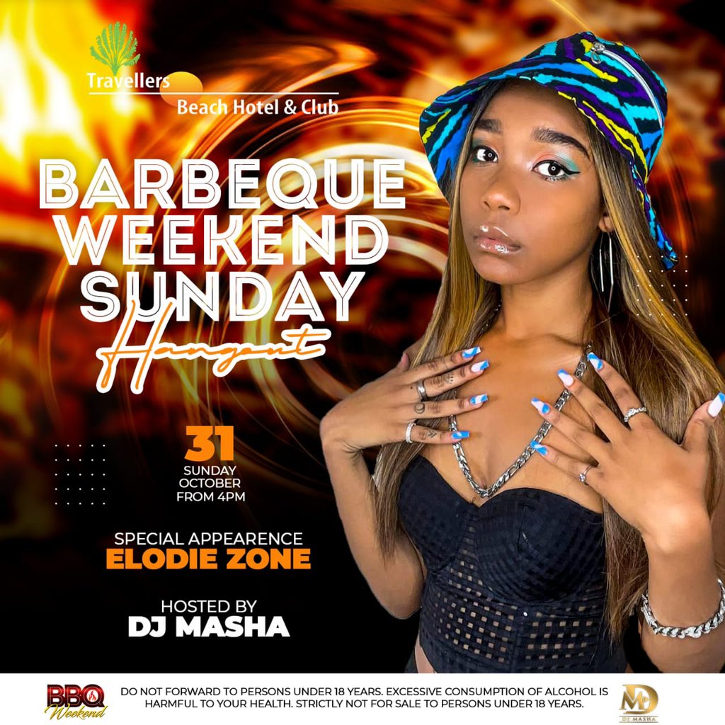 barbequeweekend's tweet photo. Kenyaβs Number 1 YouTuber @elodiezone will be Gracing our Barbecue Wekeend Hangout Experience @travellersbhc with @djmashakenya . Come Mingle and Have a Tiktok Time with Her. Entry is Absolutely Free!!! β±
#BarbecueWeekend #Events254 #254fashion #MagicalKenya #TembeaKenya https://t.co/MLSFZhLmpd