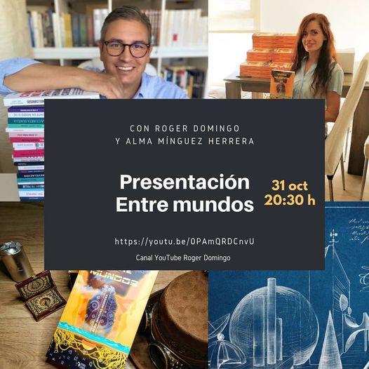 polarisIV's tweet photo. ¡Hola chicas y chicos!
Esta tarde noche, a las 20:30 estáis invitados a la presentación online de «Entre mundos», en el siguiente enlace: 
https://t.co/EvD8Vs14MS
¡Os espero allí! ❤❤❤ https://t.co/rHnKIZncF9