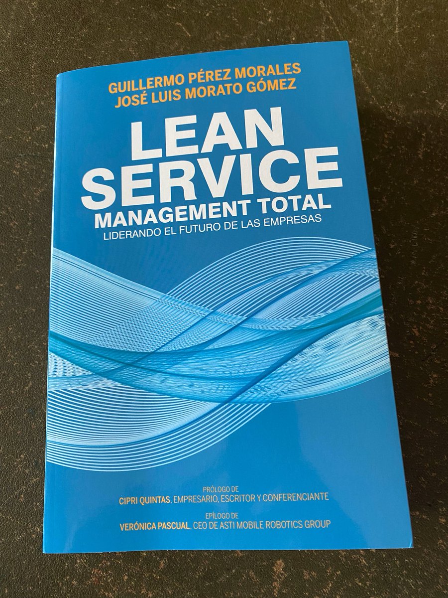 MarcosdeQuinto's tweet photo. Gracias a @gpmoralesnet y @MoratoGomezJL por hacerme llegar su libro #LeanService.
Me llega en un momento en el que estoy involucrado en el relanzamiento de una empresa 👍 https://t.co/z0aPNik9Kx