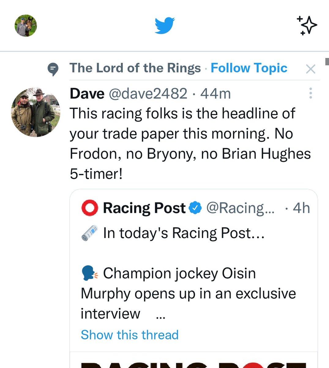Carthy123's tweet photo. Twitter's topics algorithm needs work.. https://t.co/yoj6GscO0o