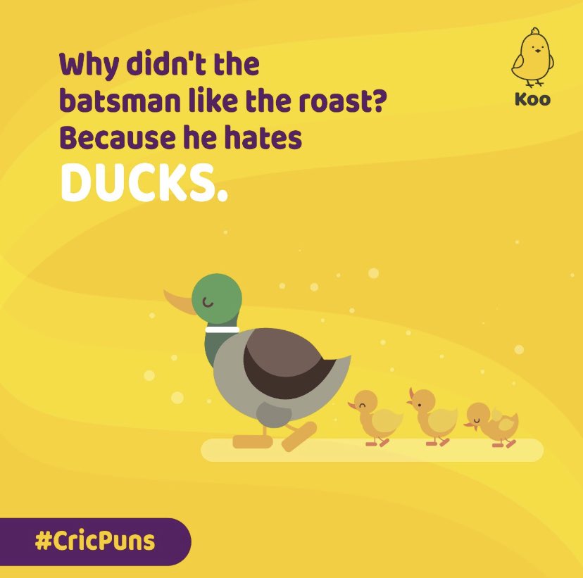 KooForBrasil's tweet photo. Is this why Virat Kohli became a Vegetarian? We Wonder. Got any #CricPuns on you? The funniest ones stand a chance to win the Koomentary of the Day contest and win exciting prizes.
Don’t forget to use #MemeOfTheMatch #KoomentaryOfTheMatch #KooKiyaKya #SabseBadaStadium https://t.co/0gTR0e3z7E