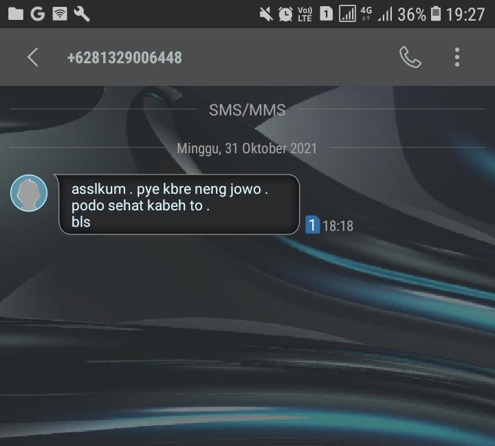 DAFologi's tweet photo. Hati2, dapet sms model begini jangan dibales. Indikasi penipuan. 👌 https://t.co/HpE17dGOR7