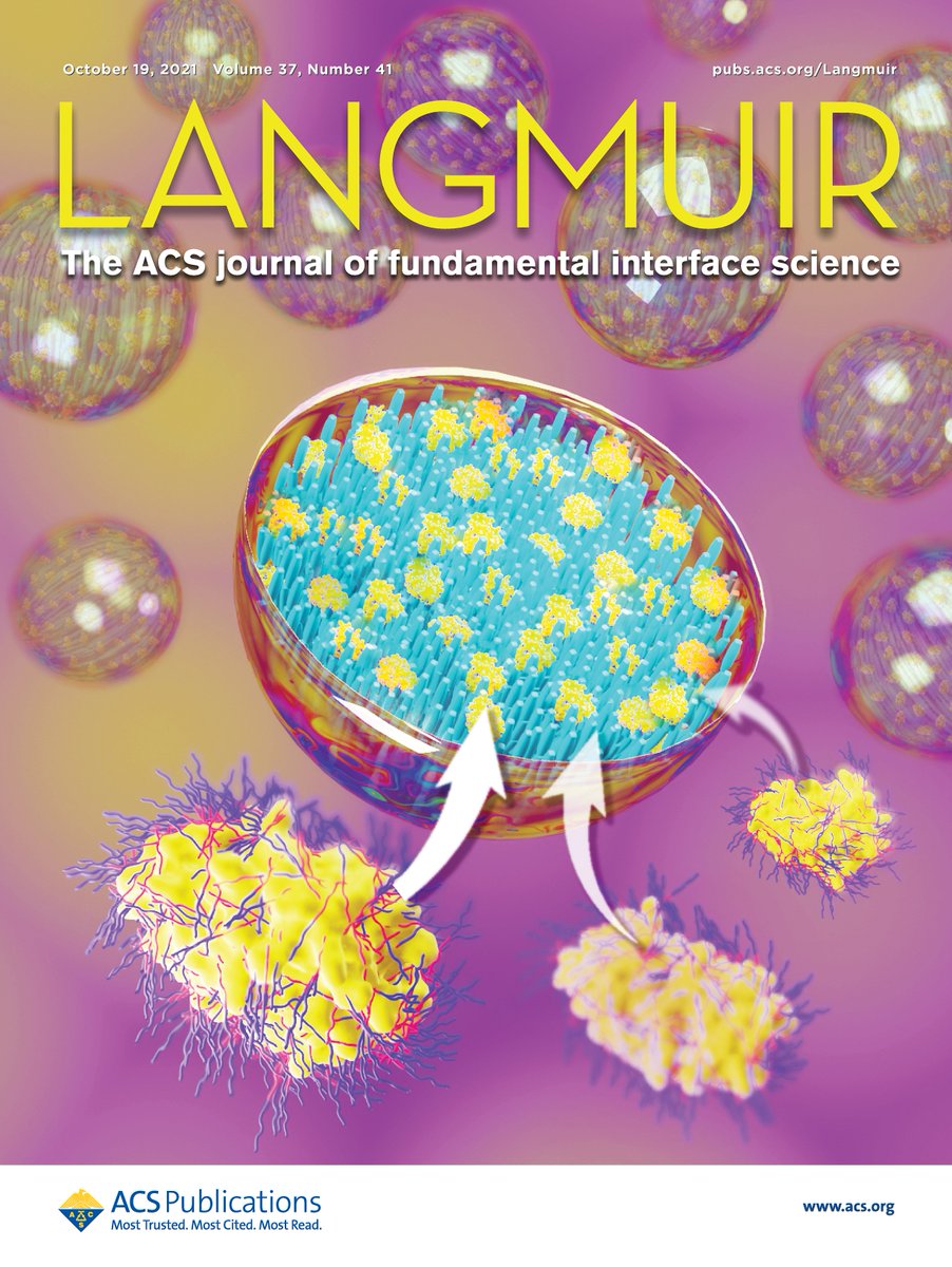 Very happy to share that our research was featured as a supplementary cover on the latest <a href="/ACS_Langmuir/">Langmuir</a> issue. Check out our paper about the "preparation of protein-liquid crystal hybrid droplets." pubs.acs.org/toc/langd5/37/…
 <a href="/ACS4Authors/">ACS for Authors</a> #MyACSCover