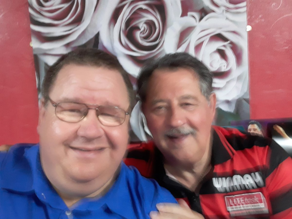 JohnBoyHastings's tweet photo. Pleasure to watch & meet four LEGENDS of British Darts in Workington last night.
@KDeller138
(1983 BDO World Champion)
@denpriestley180
(1991 BDO & 1994 PDC World Champion)
#TonyOShea
2009 WDF World Cup Singles Champion
@ColinJawsLloyd
2005 PDC World Matchplay Champion https://t.co/xWC6qzAaoD