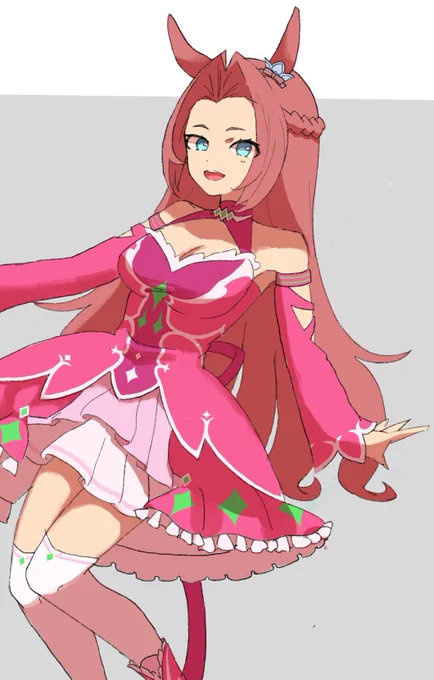 一生清書上げられなさそうなカワカミプリンセスラフ#ウマ娘 #カワカミプリンセス 