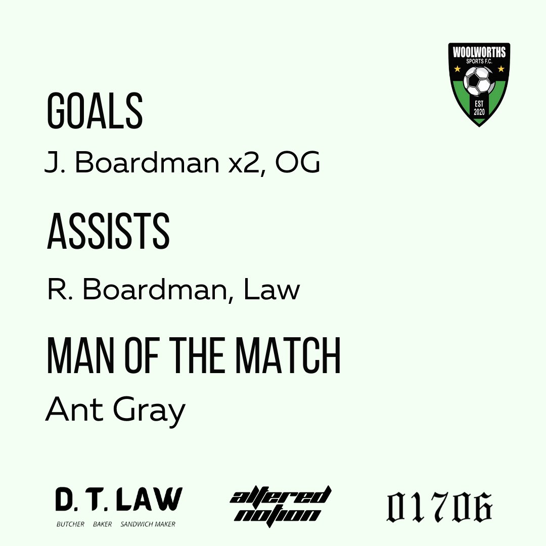 WoolworthsFC's tweet photo. A comfortable mornings work. 

#UTFW 🟢⚫️ #COYBIG https://t.co/nKyxIbegxx