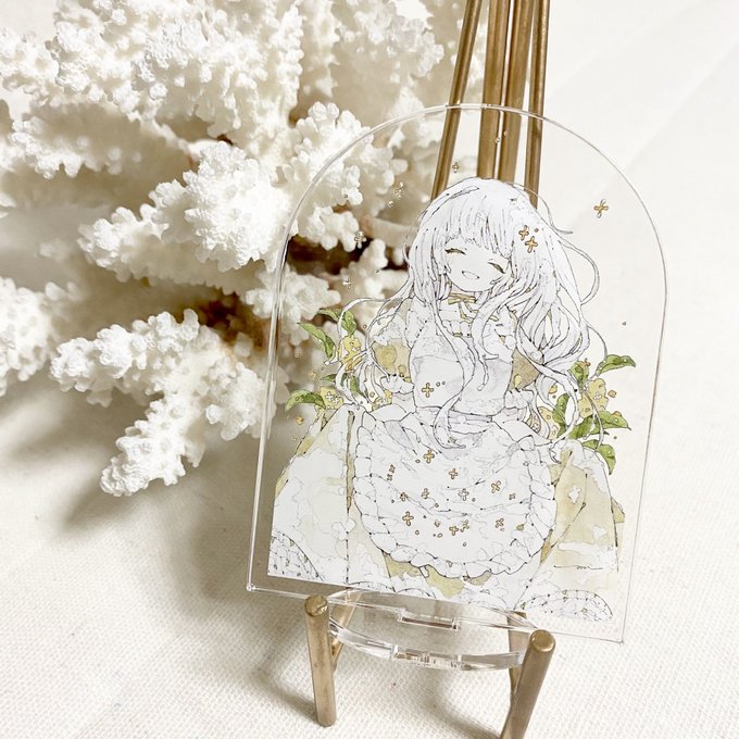 ◉umi new product
Acrylic stand figure [はなあつめ] 