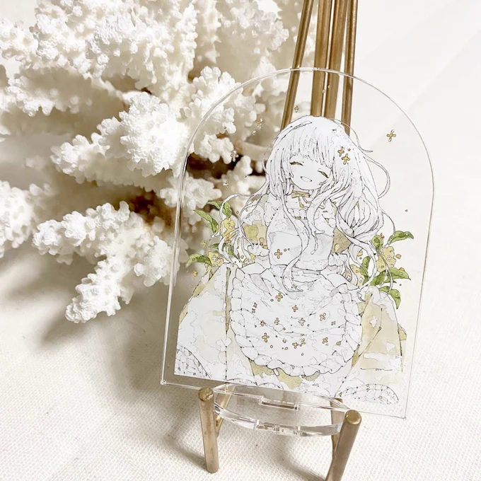 ◉umi new product
Acrylic stand figure [はなあつめ] 