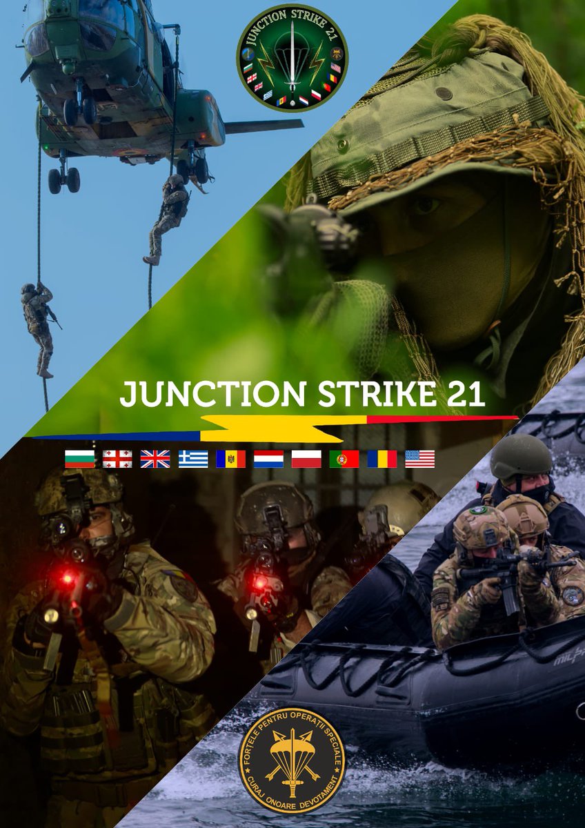 US_SOCEUR's tweet photo. #ComingSoon #JUNCTIONSTRIKE 21: A multinational military exercise led by Romanian Special Operations from November 1-12 throughout Romania 🇷🇴
#StayTuned to see all images from the training. #SOFinEurope #StrongerTogether https://t.co/g8KzllHE8f