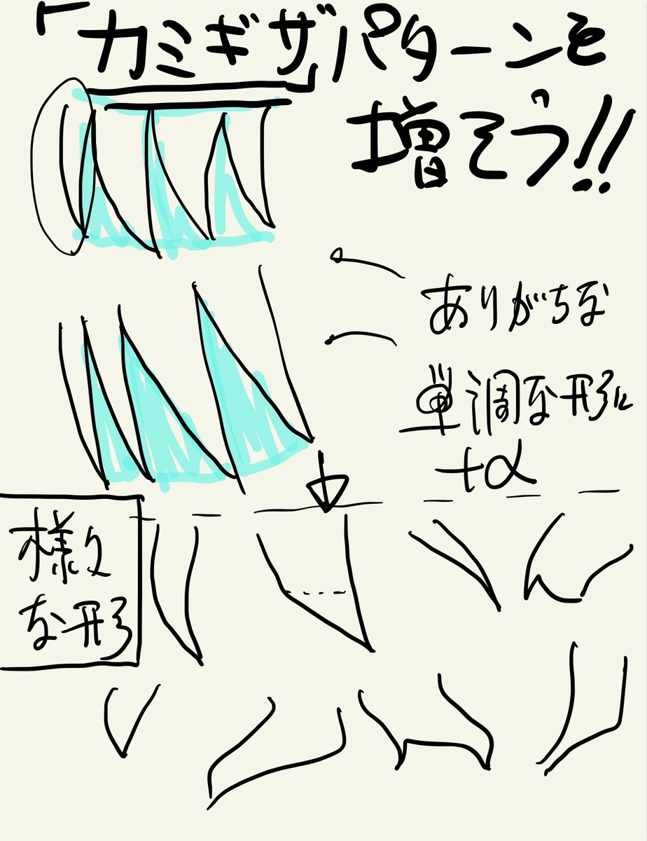 髪の毛のパターンを増やそう‼︎ 