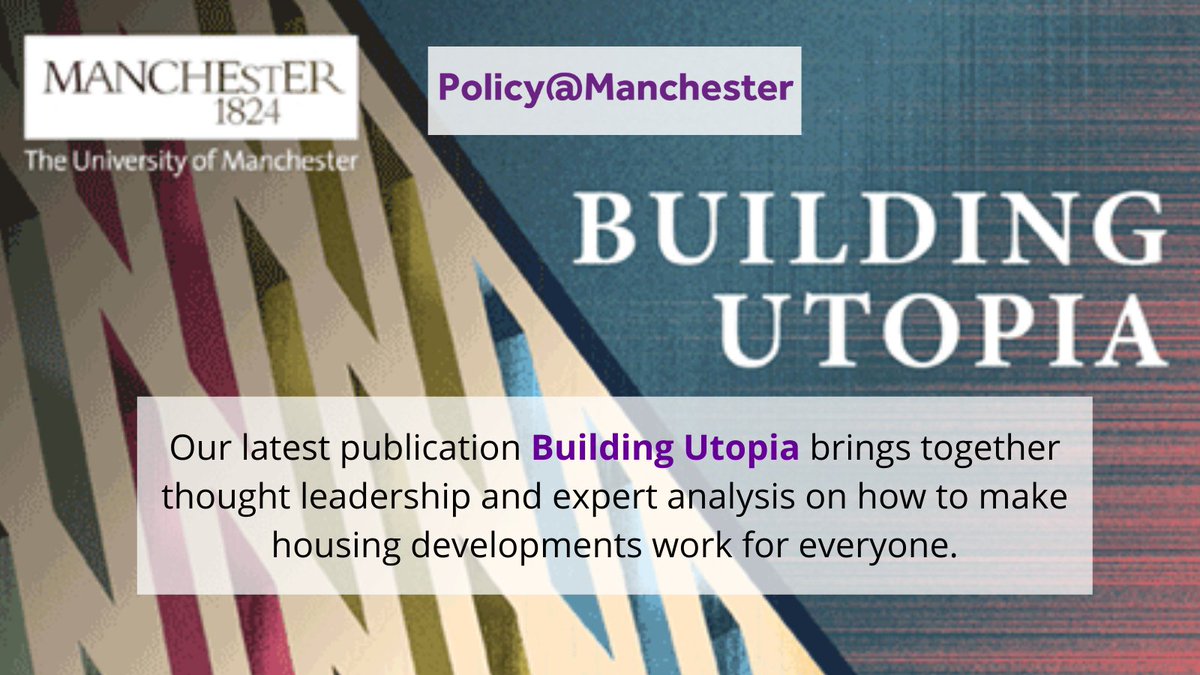 UoMPolicy's tweet photo. To mark #WorldCitiesDay today, our new publication #BuildingUtopia contains policy recommendations on how we can address the interlinked challenges of urban development, public health and climate change.
Read the full publication: https://t.co/YoRTIuUG5p https://t.co/h17sl63OC2