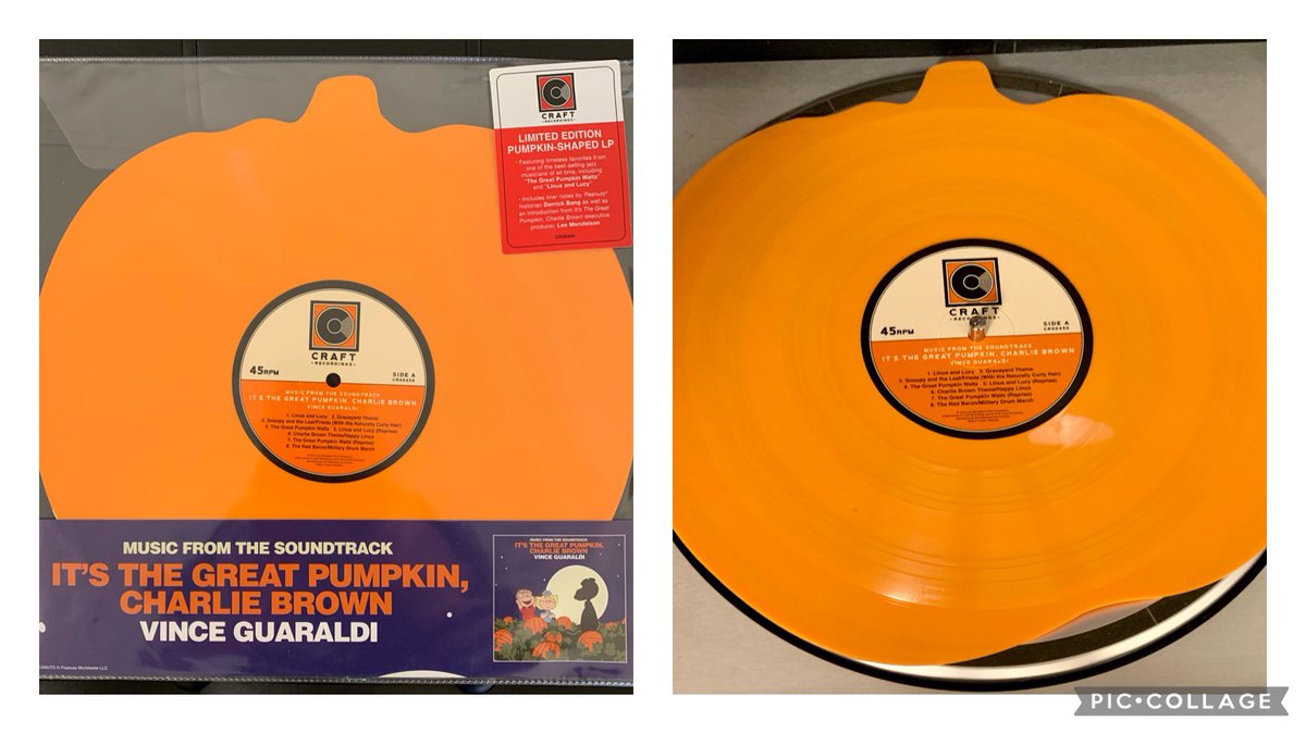 Album a Day in 2021 with @RezinBryan 
#VinceGuaraldi @Snoopy : “It’s The Great Pumpkin, Charlie Brown” 
Released 2021
#RockSolidAlbumADay2021 
#GreatPumpkin #PumpkinVinyl 
304/365