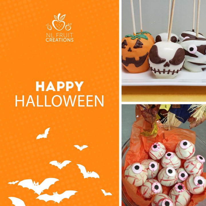 fruit_nl's tweet photo. Eat, drink, and be SCARY! 👻

Happy Halloween from all of us at NL Fruit Creations! 🍫 https://t.co/wLnRY2nUt9