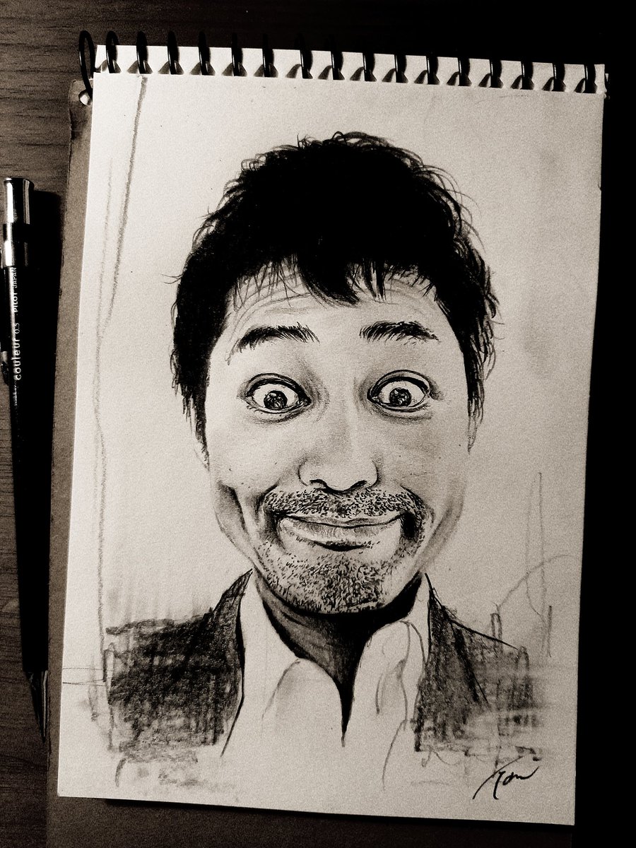 #今月描いた絵を晒そう
#pencilart
①ドラマ「オリバーな犬」のキャスト達
②Thom Yorke (Radiohead)
③ドラマ「日本沈没」で最終的に自力で日本を救う3人
④安田顕 