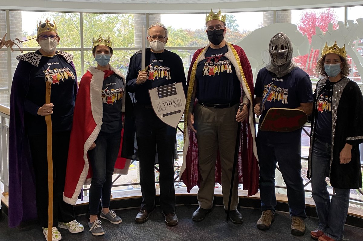 Happy Halloween from the EHS Faculty and Staff! Which group do you think wins this year?
Enchanted Forest in LRC
Vamp-PI-res of the Math Dept want 3.14 pints of your blood
Los Gatos &amp; Crazy Cat Lady - Spanish Dept
Noble Gases - Science Dept

#EHSHalloween
1/2