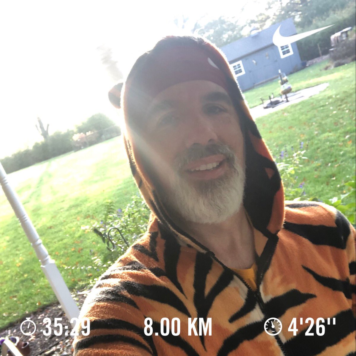 noodoze's tweet photo. Halloween 👻 Run time #tiger #nrc #bucks5kseries https://t.co/AEfL4us36O