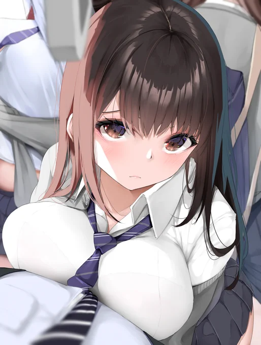 あの…この時間からここ女性専用車両なんですけど… 