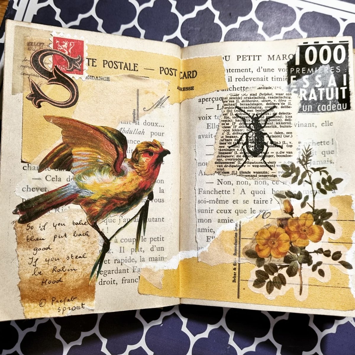pmimmy69's tweet photo. @sylviawitteman @volkskrant Ik maak oa vintage gluebooks (https://t.co/IPejBh3Sch) en zou heel graag jouw knipselboek in willen zien eo overnemen! 😍 Klinkt geweldig! https://t.co/aa8dmCw1OB