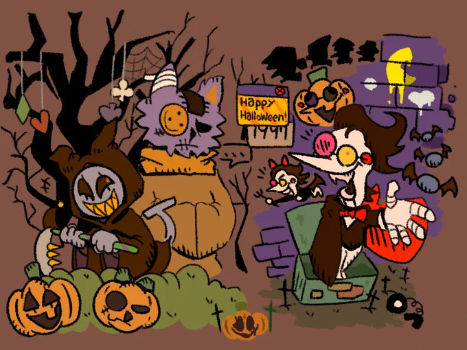 ハッピーバースデーデルタルーン!
ハッピーハロウィンデルタルーン!

#happybirthdaydeltarune
#DELTARUNE 