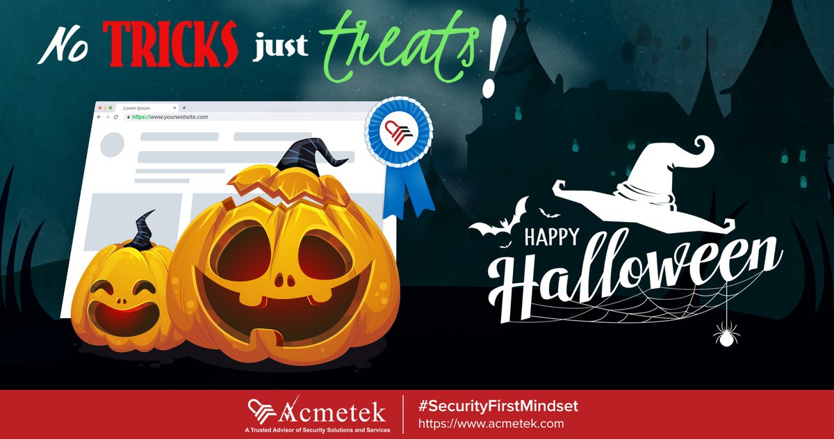 QuantumPKI's tweet image. Enjoy your trick-or-treating!  Watch your steps carefully, and don’t listen to any whispers.  May you receive lots of treats and little tricks tonight! Stay safe and have a magical night of fun. Happy #Halloween!

acmetek.com

#Acmetek #SecurityFirstMindset #SSL #PKI