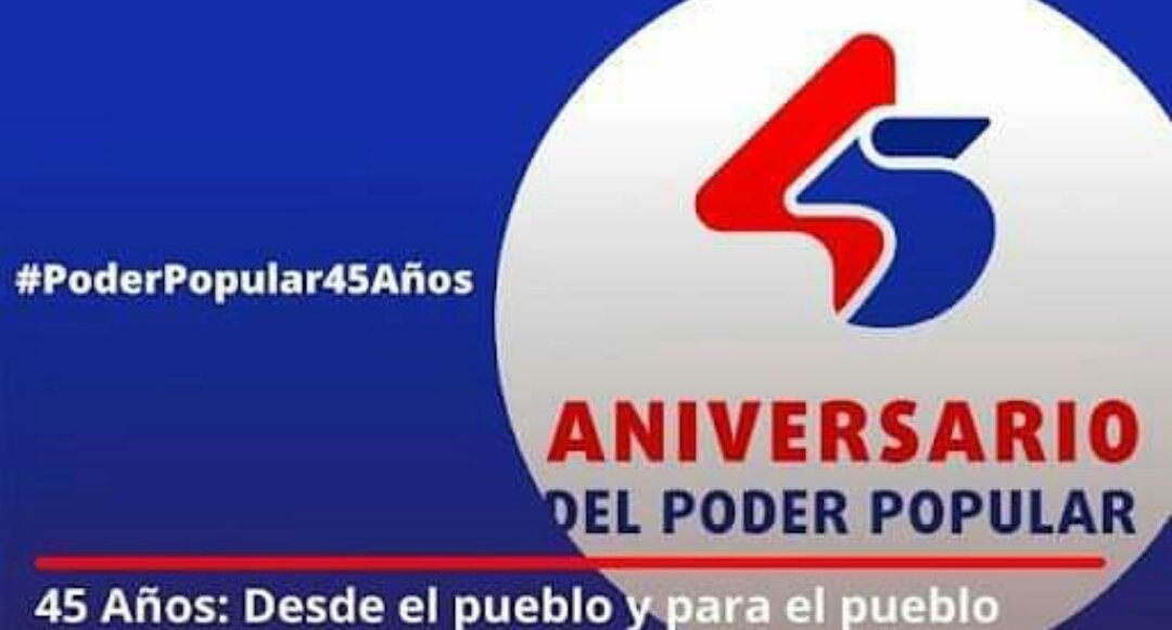 Felicidades a todos los Delegados de las Asambleas Municipales del Poder Popular. Que hoy se esta celebrando el 45 Aniversario de los Órganos Locales del Poder Popular. #cubaPoderPopular. #GraciasRevolución