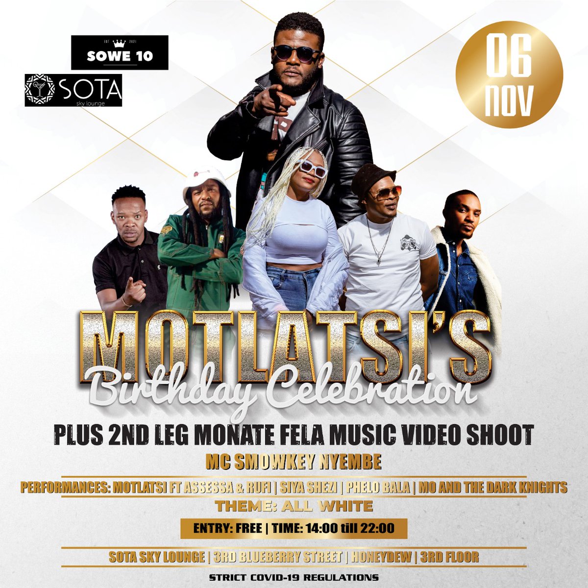 ephenia_t's tweet photo. Re on! Re up! Re batla ntho tse #monatefela #singleloading 4days to go 🎶 before you can jam with us. Song release is nearing, it's almost time for #goodvibes #summer. Abashwe 🔥 @TshukiriM and @Tlatsi will see you on the 6th for the birthday party and music video. https://t.co/It7GuMH3pf