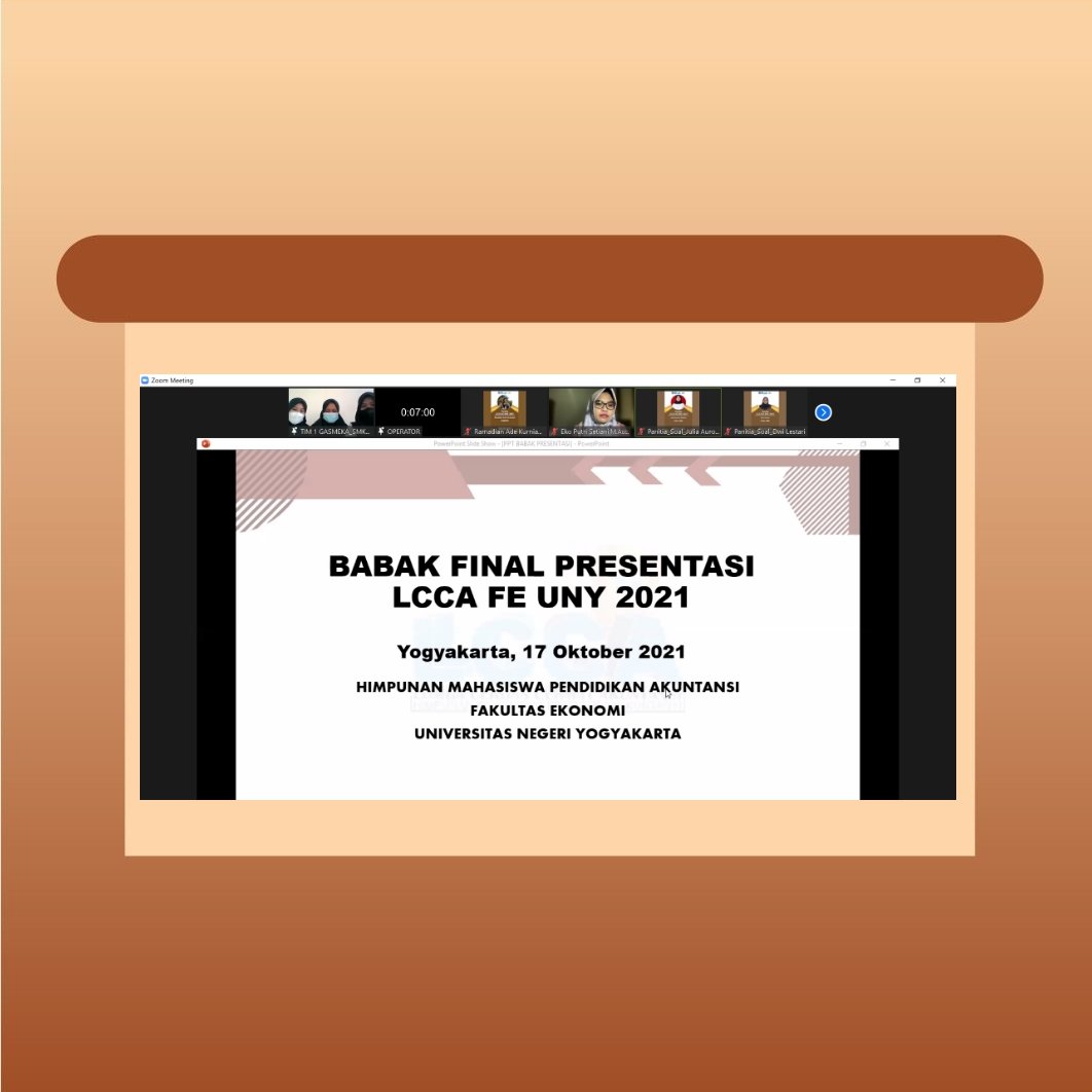 lccafebuny's tweet photo. [FINAL LCCA FE UNY 2021]

Babak final LCCA 2021 diselenggarakan pada tanggal 17 Oktober 2021 via zoom meeting. Babak ini diikuti oleh delegasi 3 tim dari sekolah tingkat SMA dan 3 tim sekolah tingkat SMK.

[BREAK YOUR LIMIT, BE A CHAMPION] https://t.co/fNSj351KNi