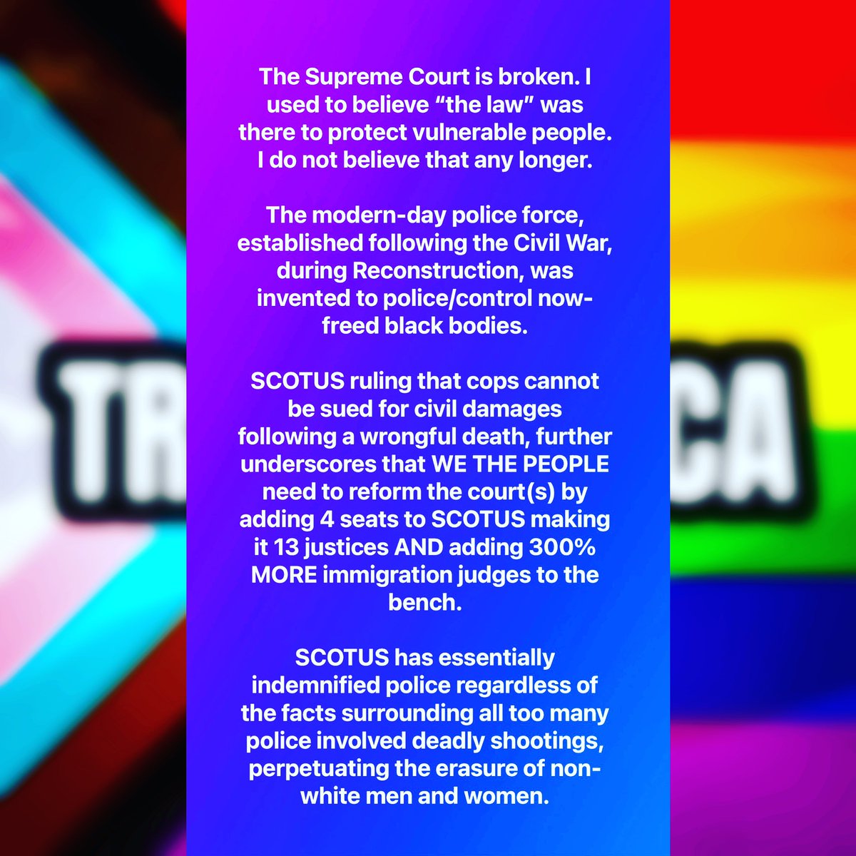 TRAUMERICA's tweet photo. #SCOTUS #SupremeCourt #SupremeCourtJustice WE CAN rebuild it! https://t.co/8TjsVCu1cI