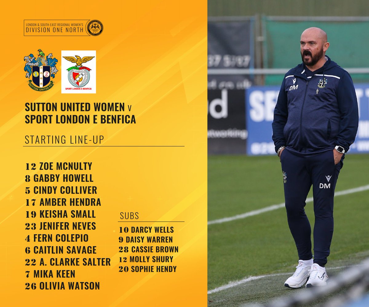 SuttonUtdWomen's tweet photo. Couple of changes from the Gaffer today with Olivia Watson &amp; Keisha Small coming into the line up!

Kick off moments away!

@suttonunited @NordenTiles @NordenBathrooms @AngelPlastics 

#amberforever #ambeandproud https://t.co/TQ1FYHp27J