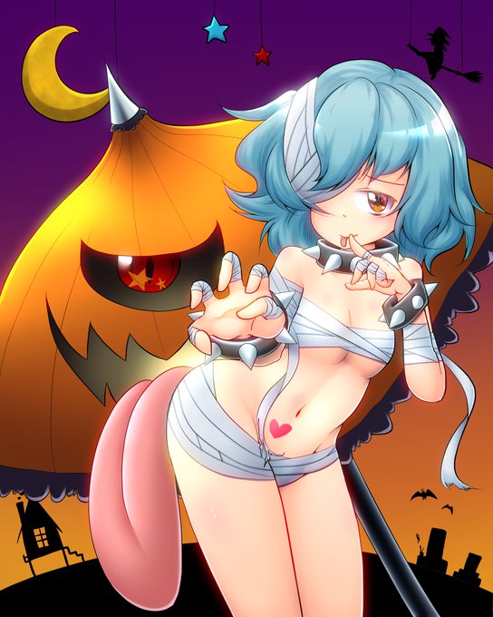 🎃ASTONISHING NIGHT🎃
#多々良小傘  
線画:本屋さん
塗り:九七式重箱 