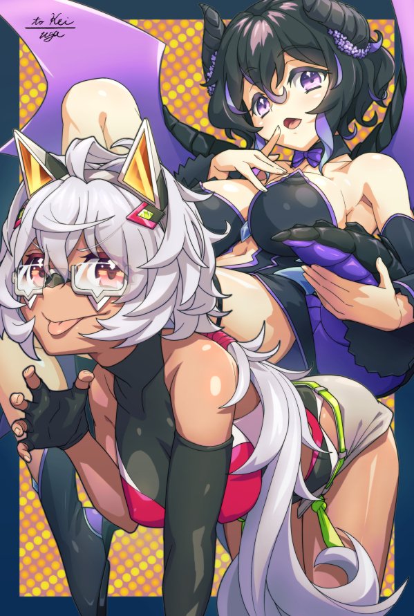 雪音クリス 「概ねハロウィン関係
#今月描いた絵を晒そう 」|uga@Skebやってますのイラスト