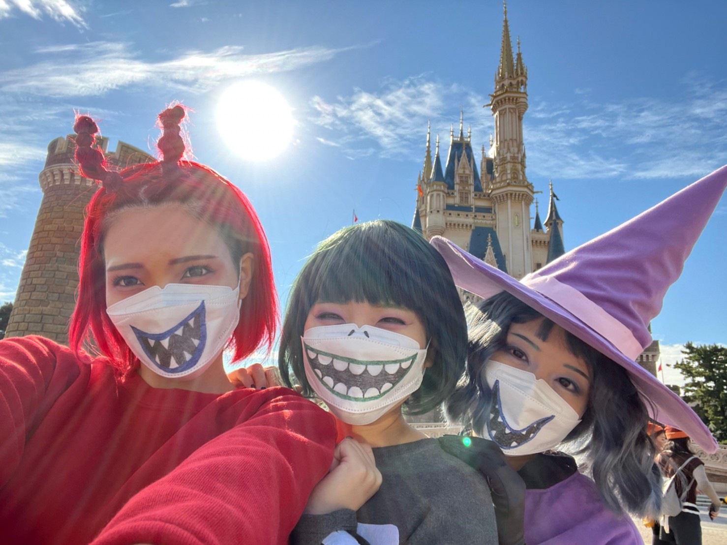 ロックショックバレルショックお面コスプレDハロナイトメアディズニー